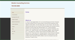 Desktop Screenshot of meskincounselingservices.com