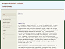 Tablet Screenshot of meskincounselingservices.com